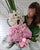 Spectacular Rose Hydrangeas Mix Tall Vase - VS025