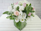 Mix Rose & Eustoma Vase - VS046